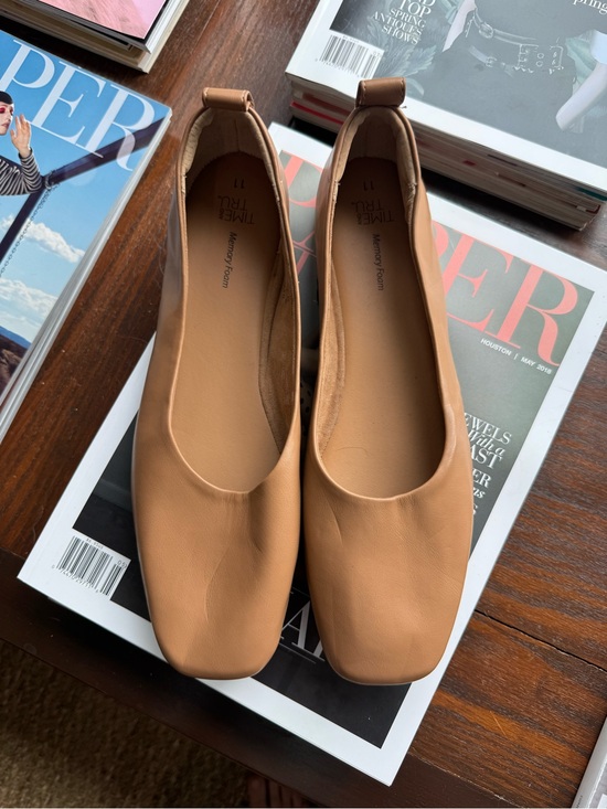 Time and Tru Shoes - Time and Tru Tan Ballet Flats
